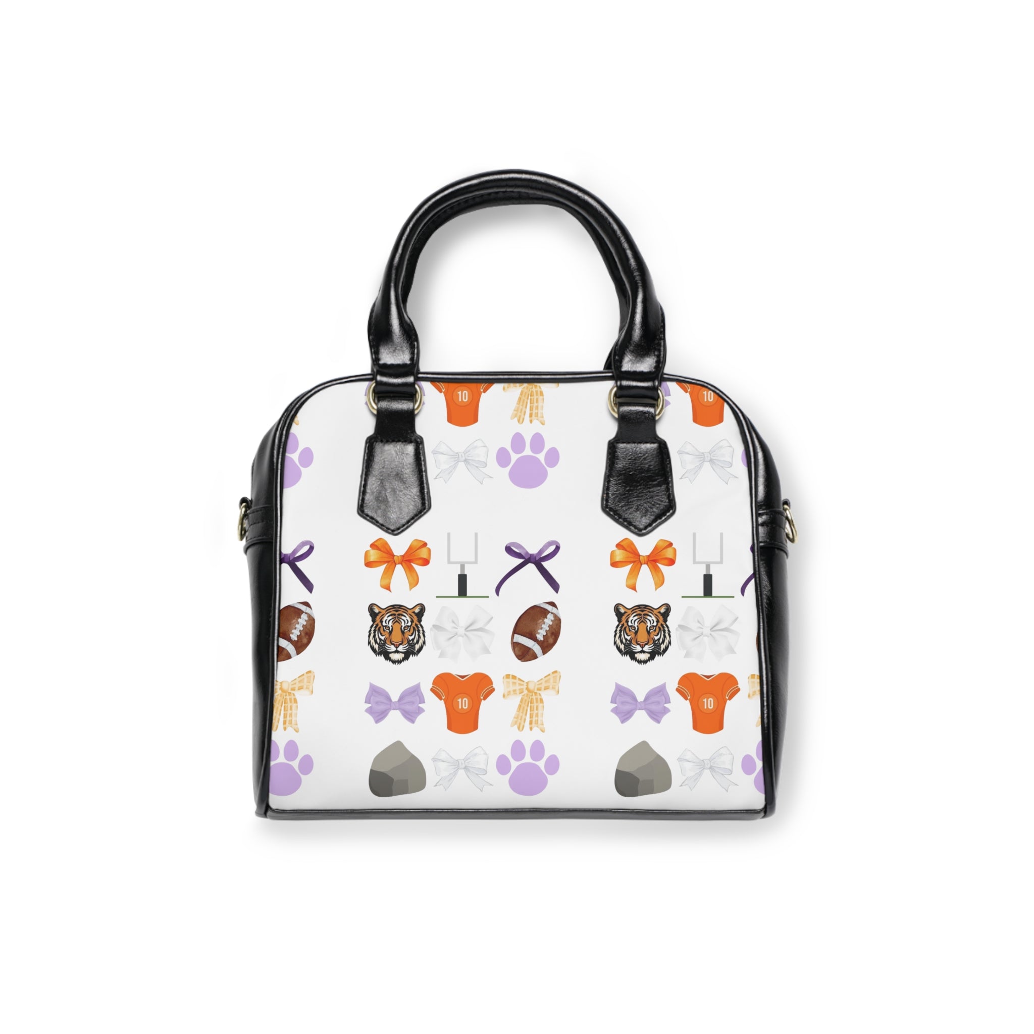 Tigers Shoulder Handbag for Game Days