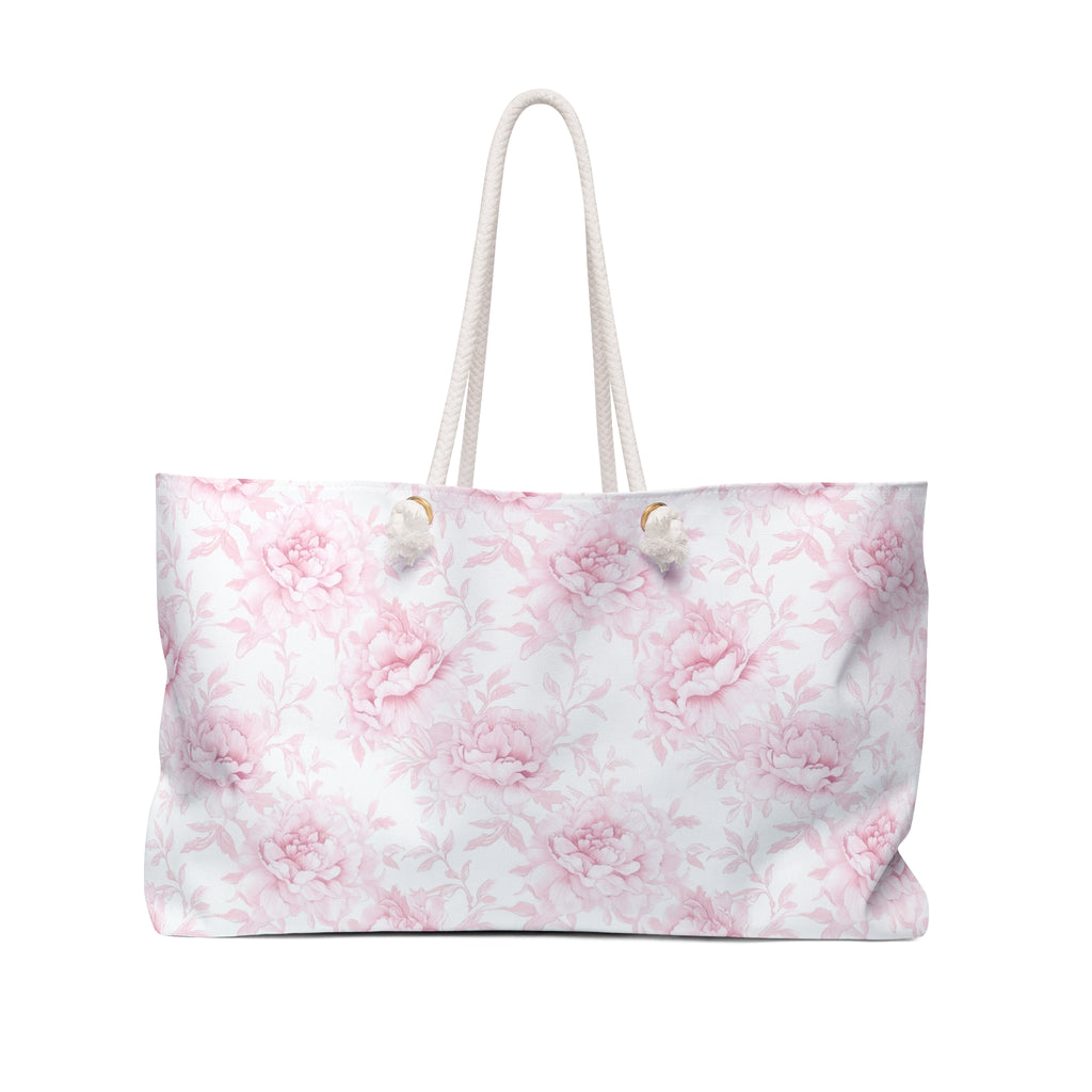 Pink Floral Weekender Bag