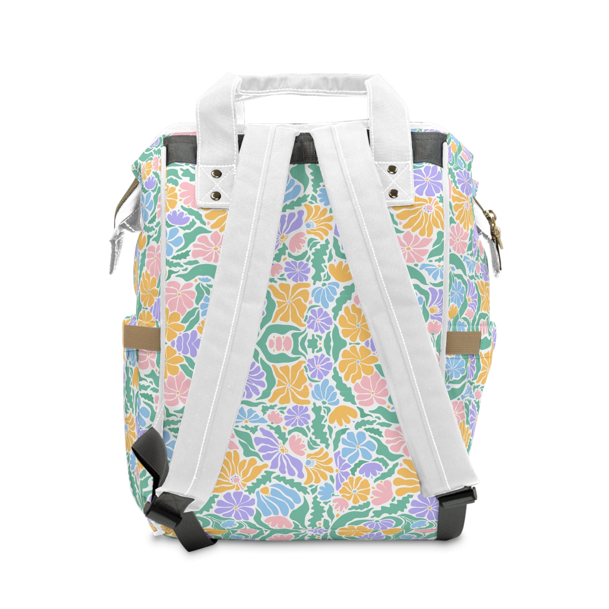 Floral Pastel Diaper Backpack