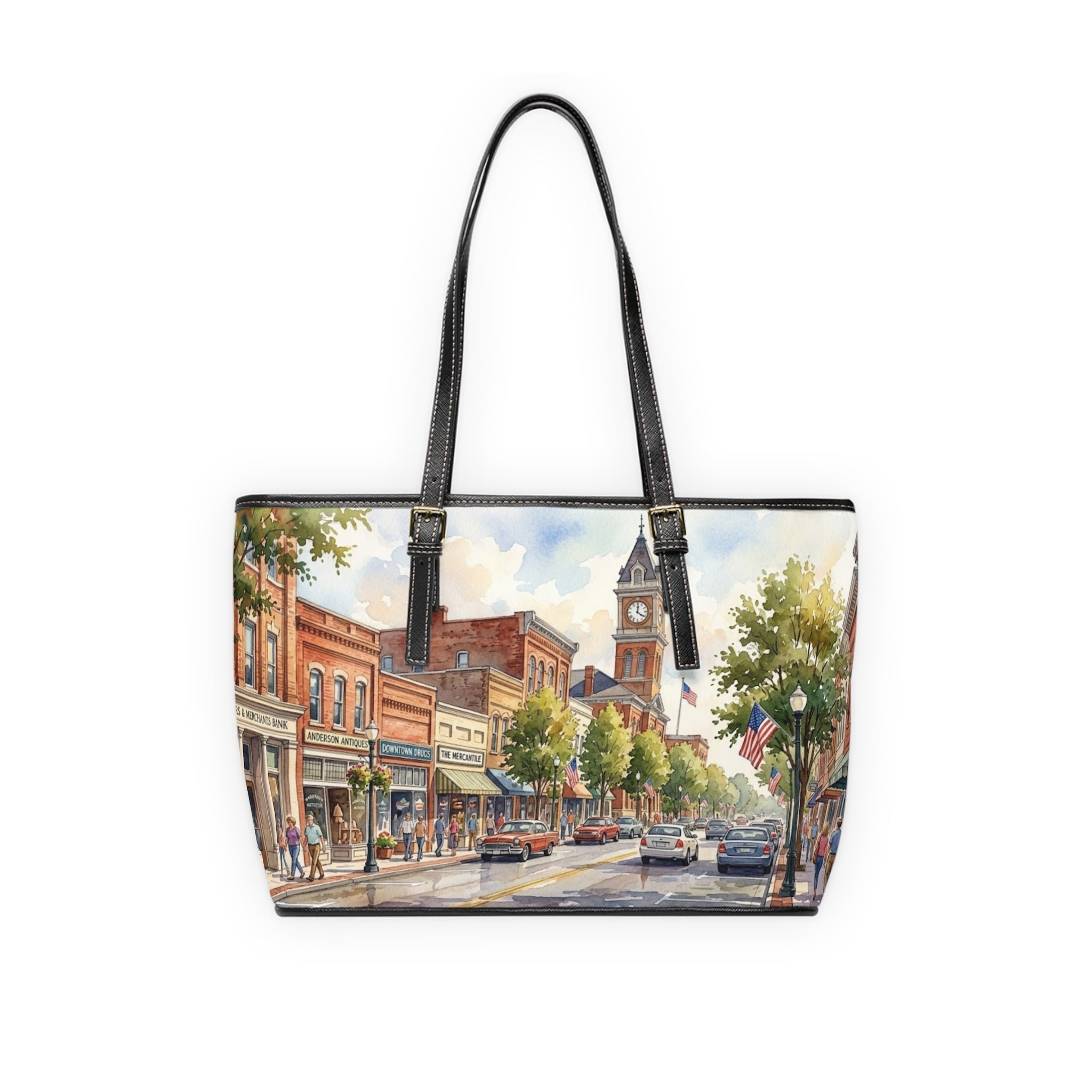 "The Electric City" Cityscape Tote