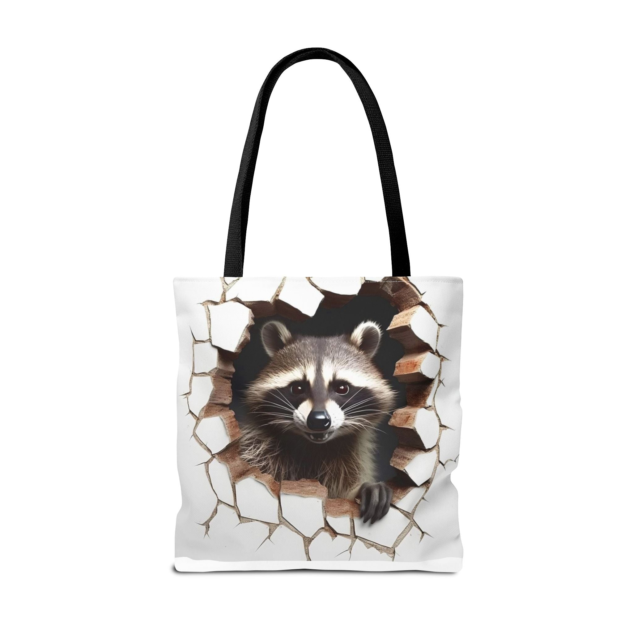 Raccoon Peekaboo Tote Bag