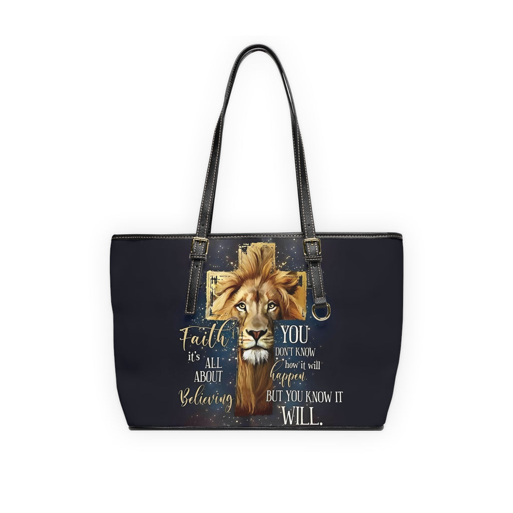 Faith Lion Shoulder Bag