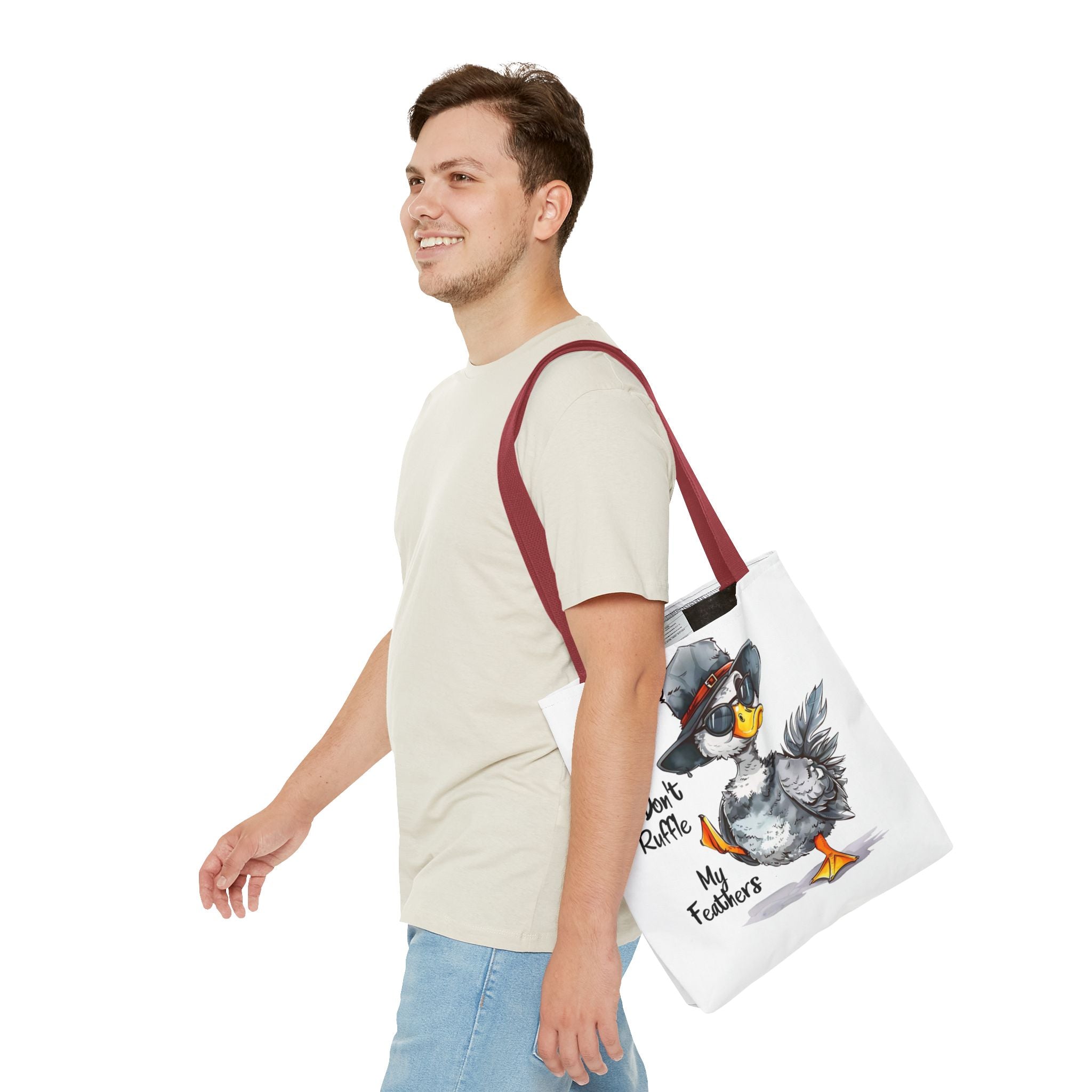 "Don't Ruffle My Feathers" Tote Bag
