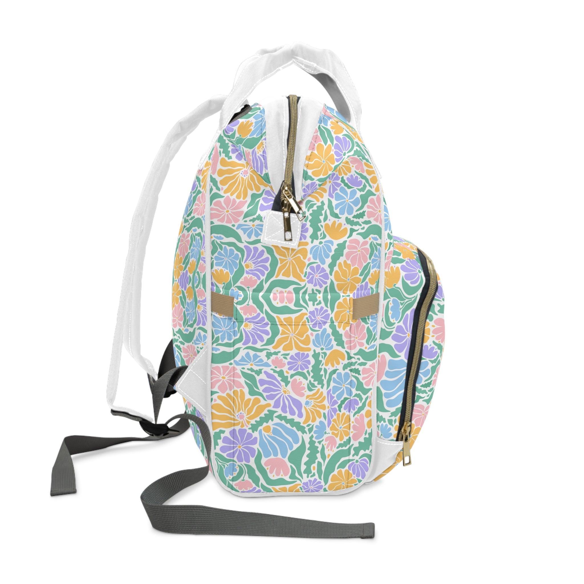 Floral Pastel Diaper Backpack