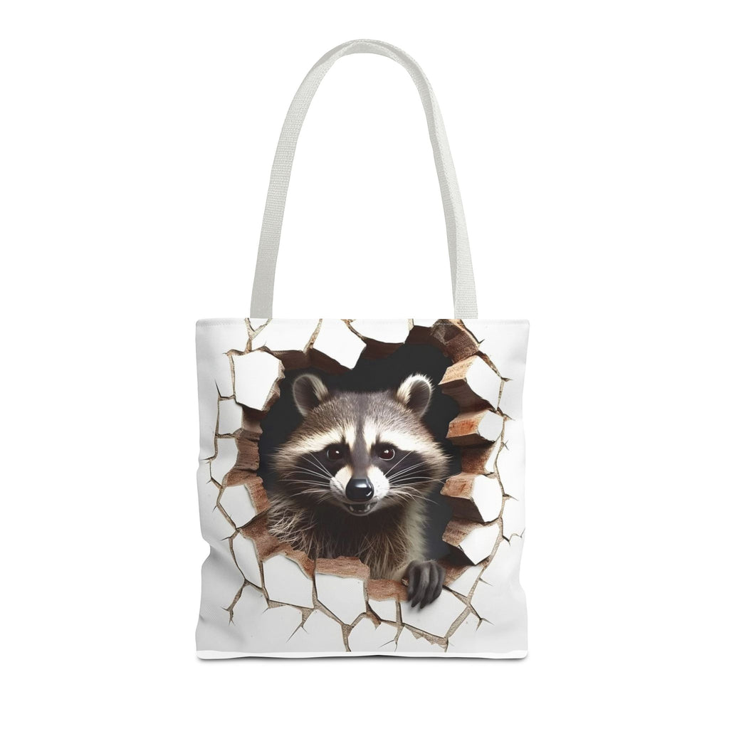 Raccoon Peekaboo Tote Bag