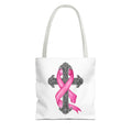 Breast Cancer Awareness Cross Tote Bag
