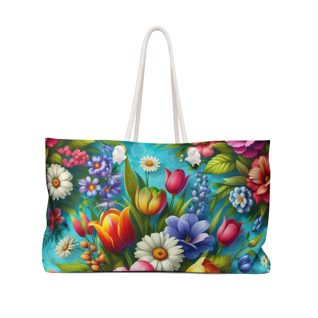 Floral Bouquet Weekender Bag