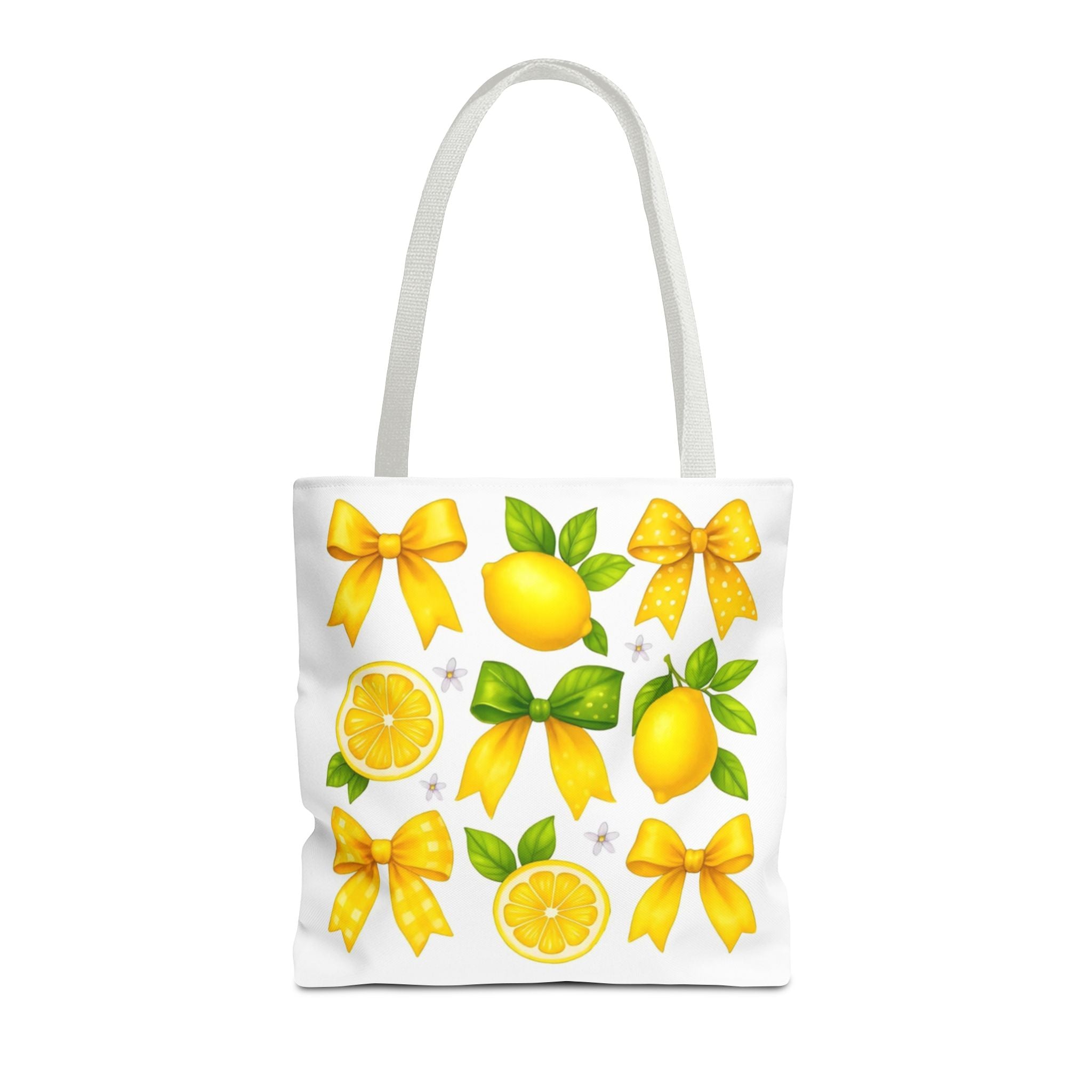 Lemon Bow Tote Bag