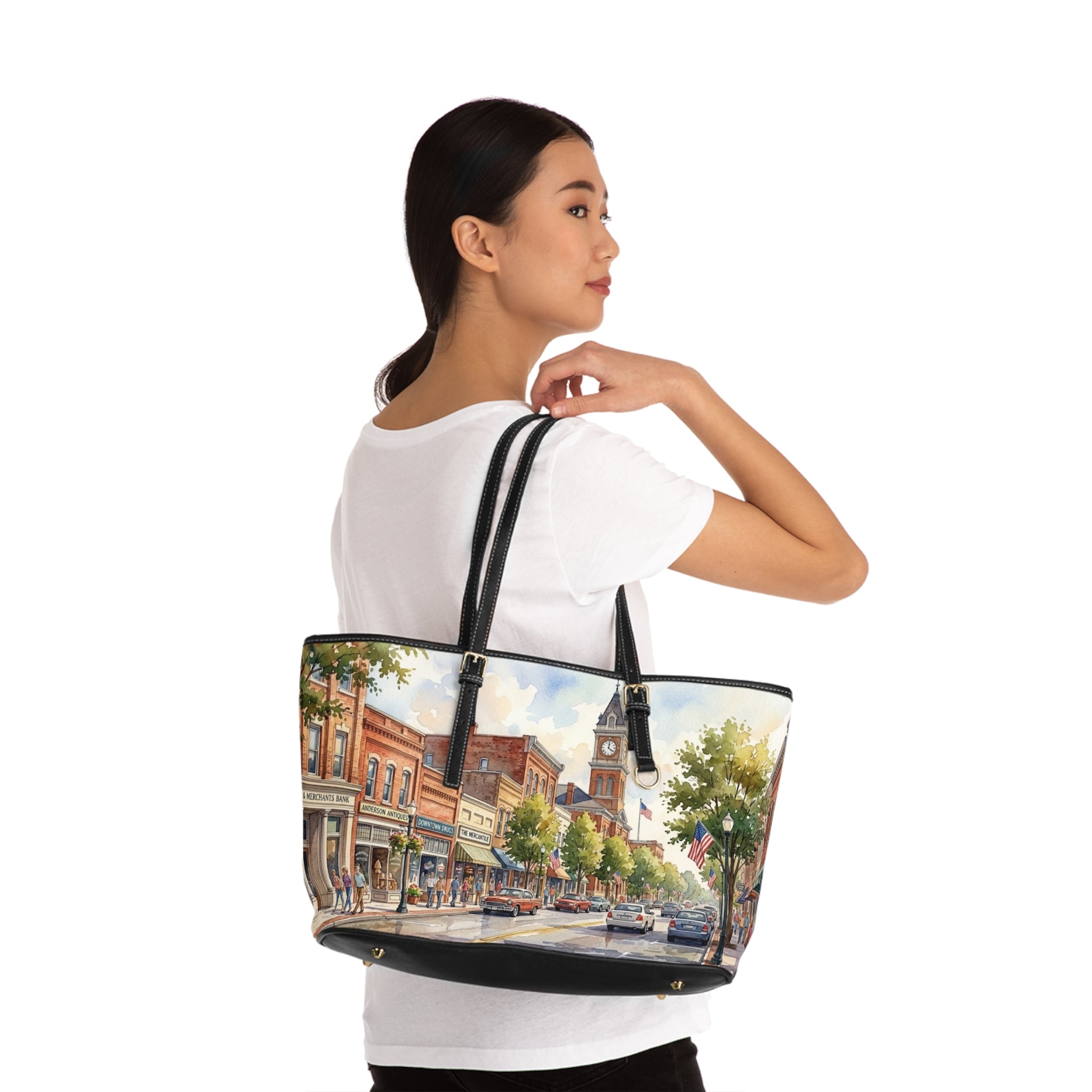 "The Electric City" Cityscape Tote