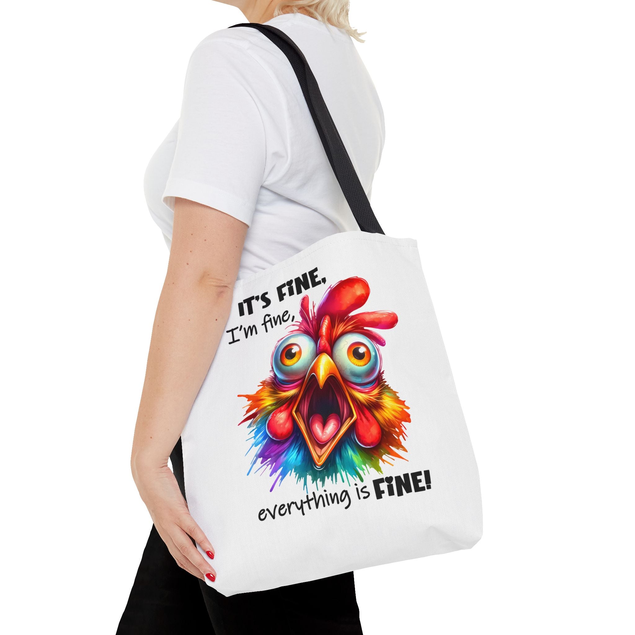 "Everything Is Fine!" Tote Bag