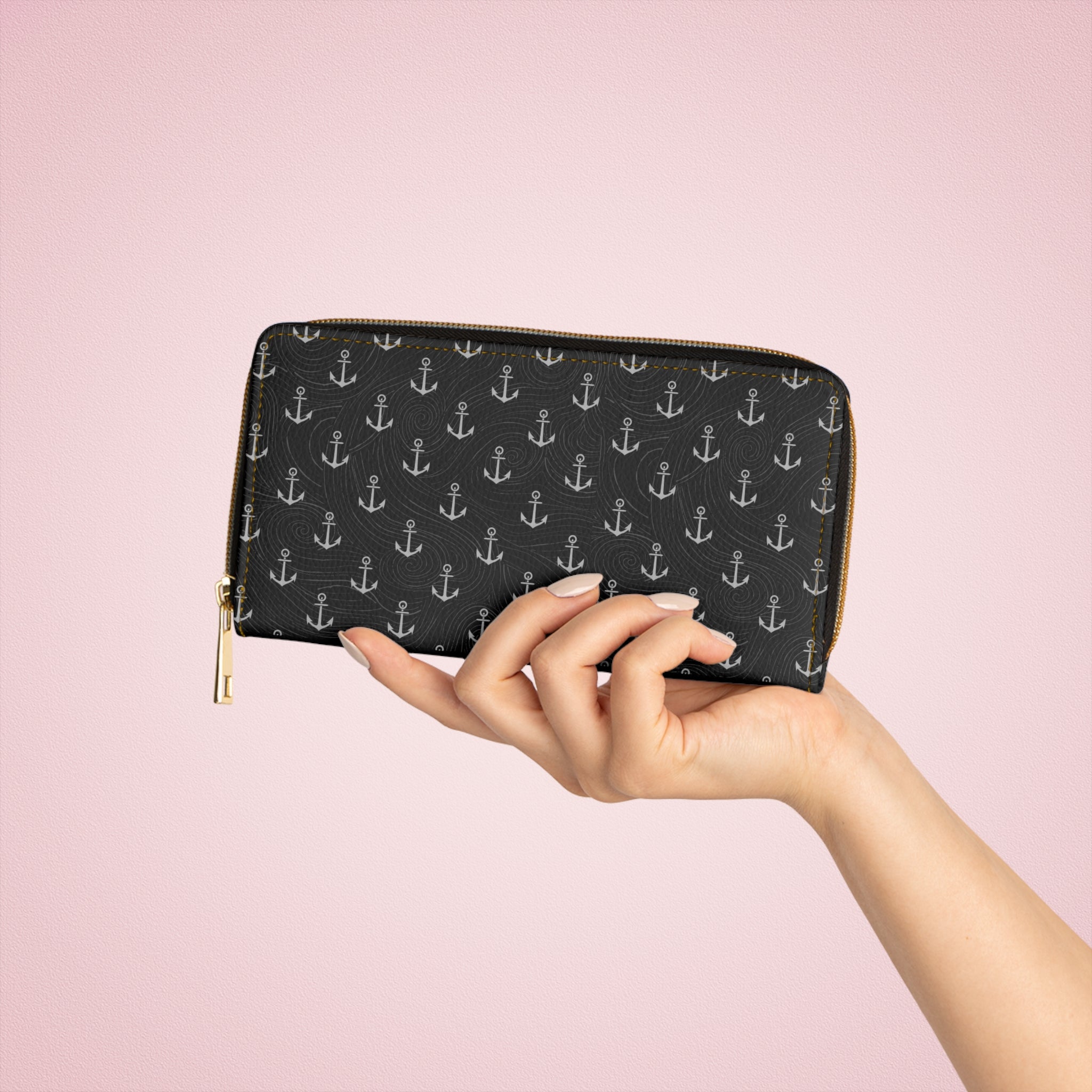 Nautical Black Wallet