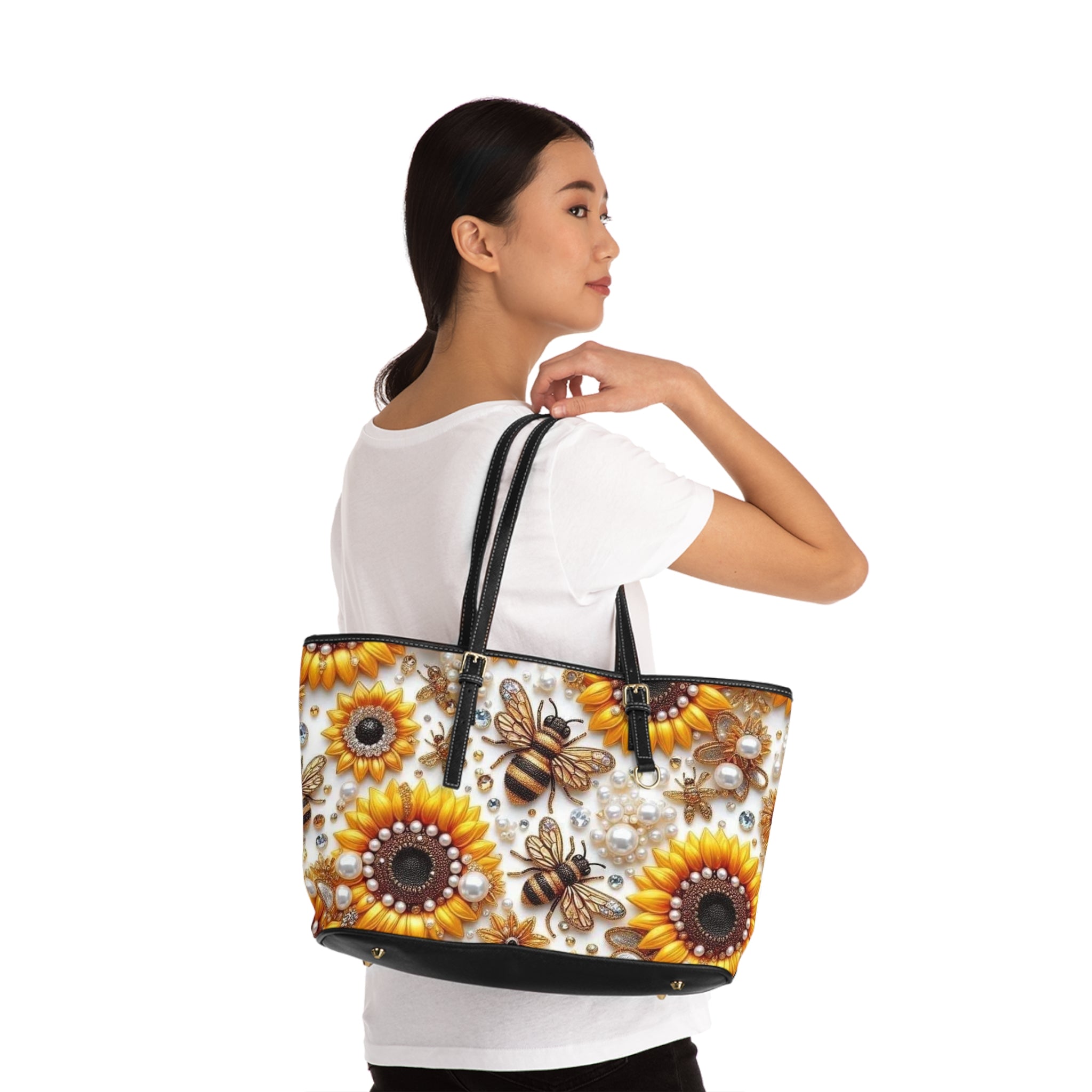Sunflower & Bee Shoulder Bag