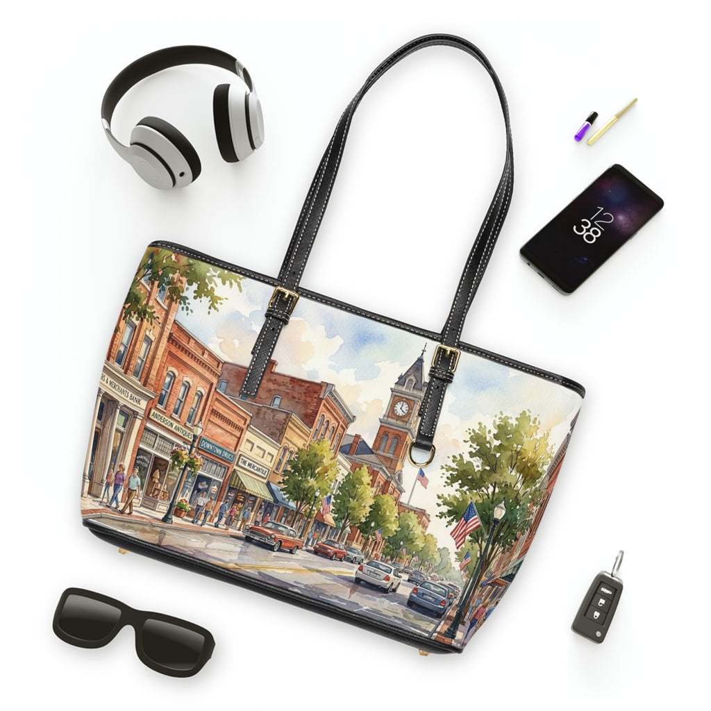 "The Electric City" Cityscape Tote