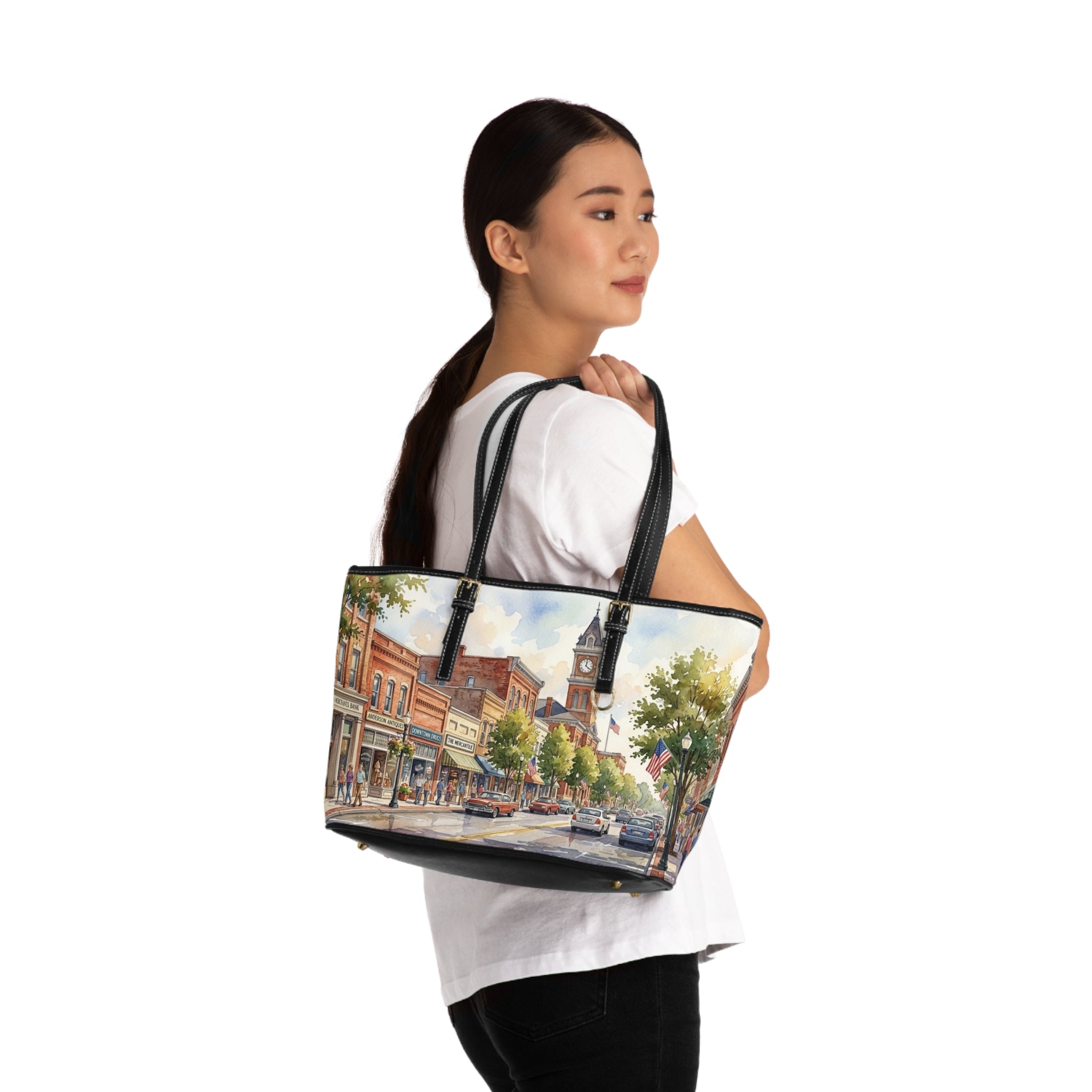 "The Electric City" Cityscape Tote