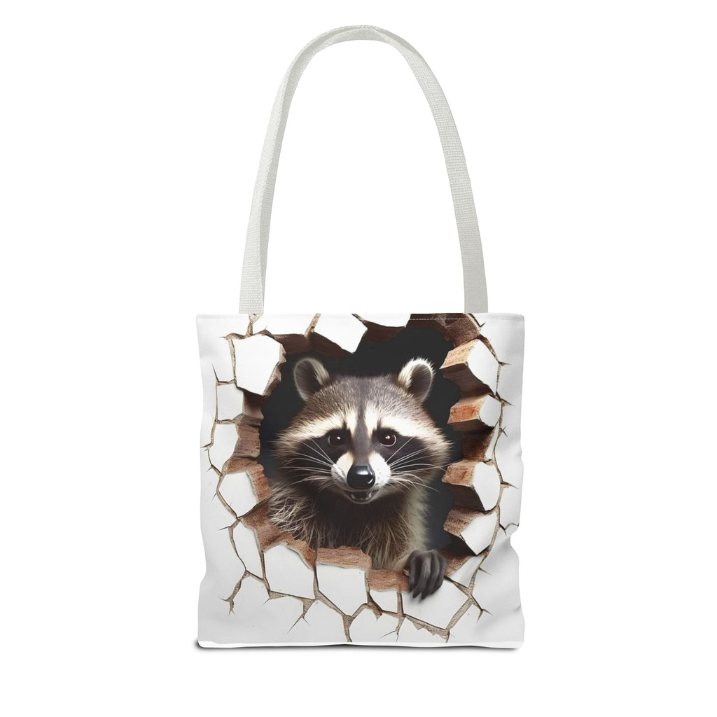 Raccoon Peekaboo Tote Bag