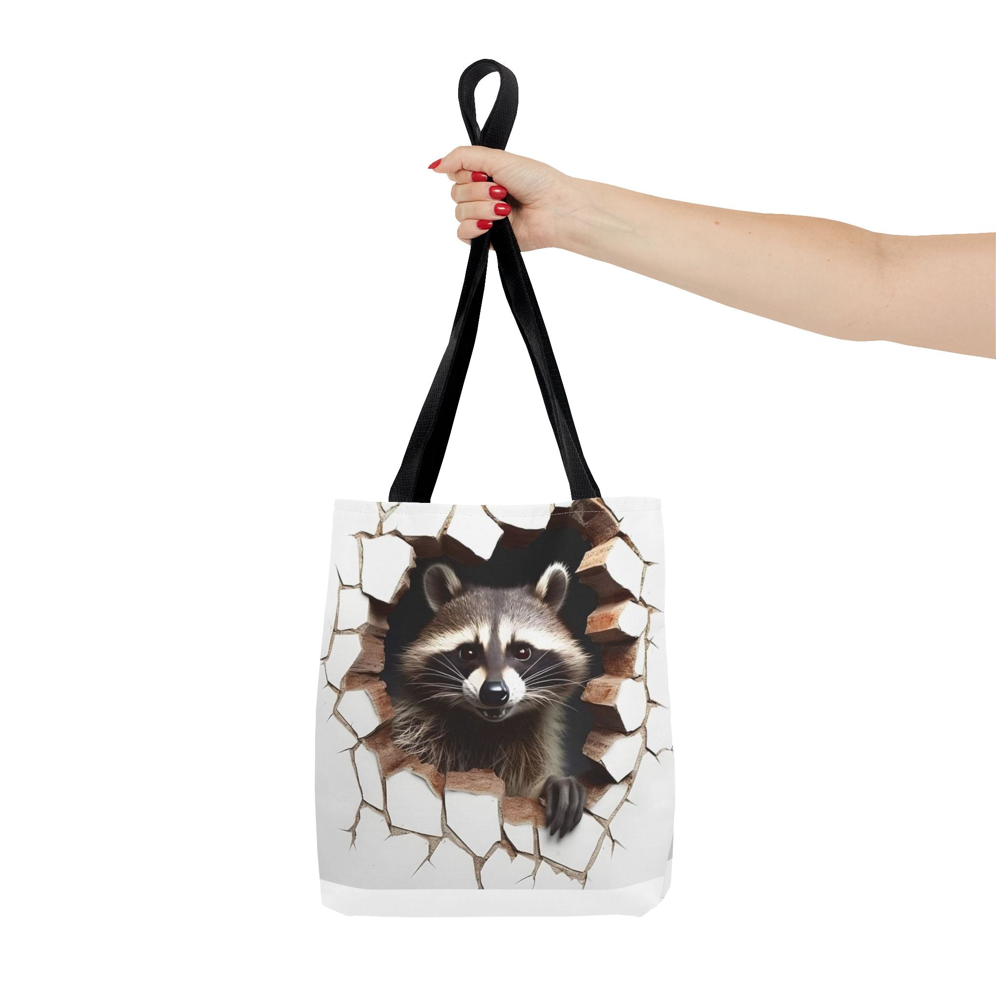 Raccoon Peekaboo Tote Bag