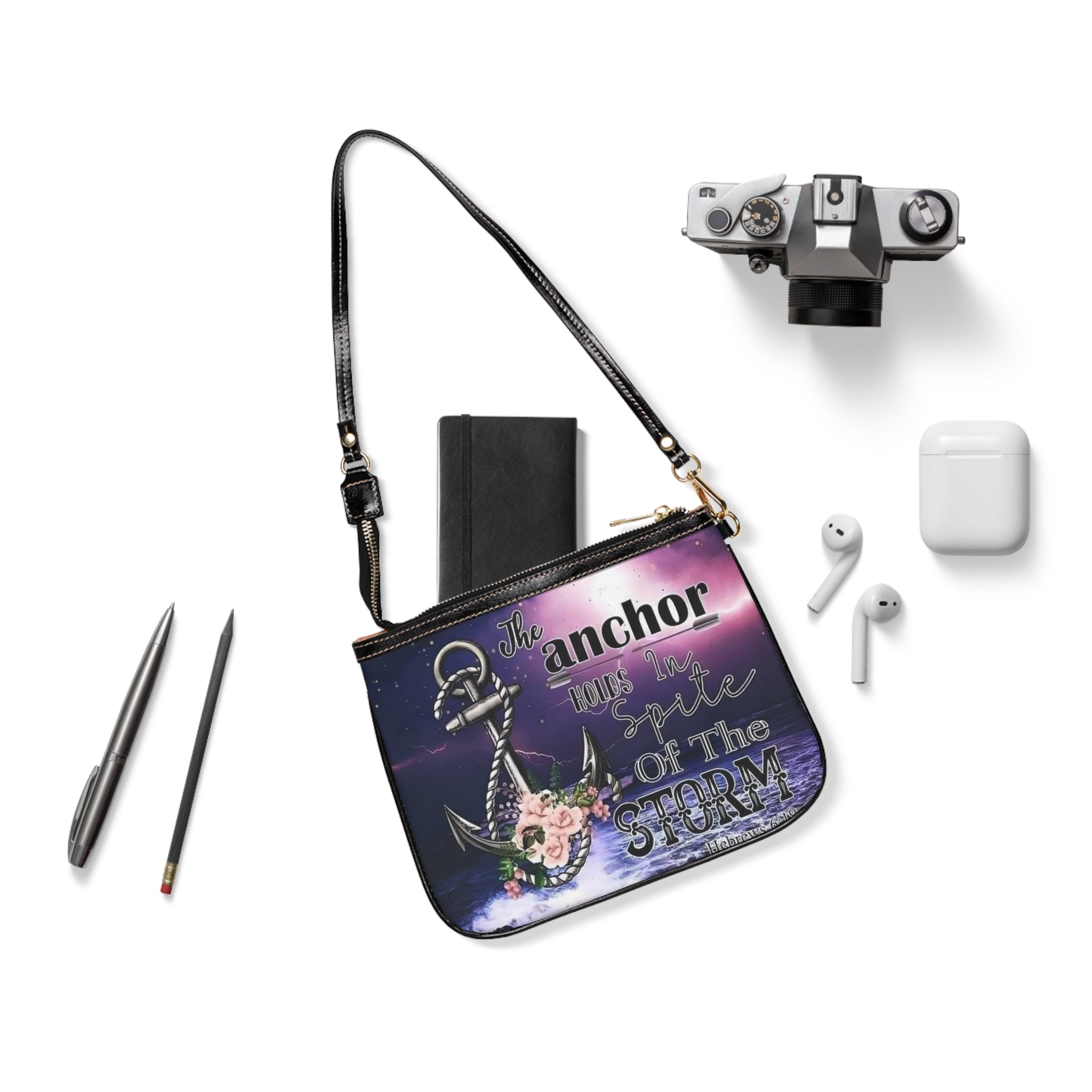 “The Anchor Was My Hope In Spite Of The Storm”  Nautical Crossbody
