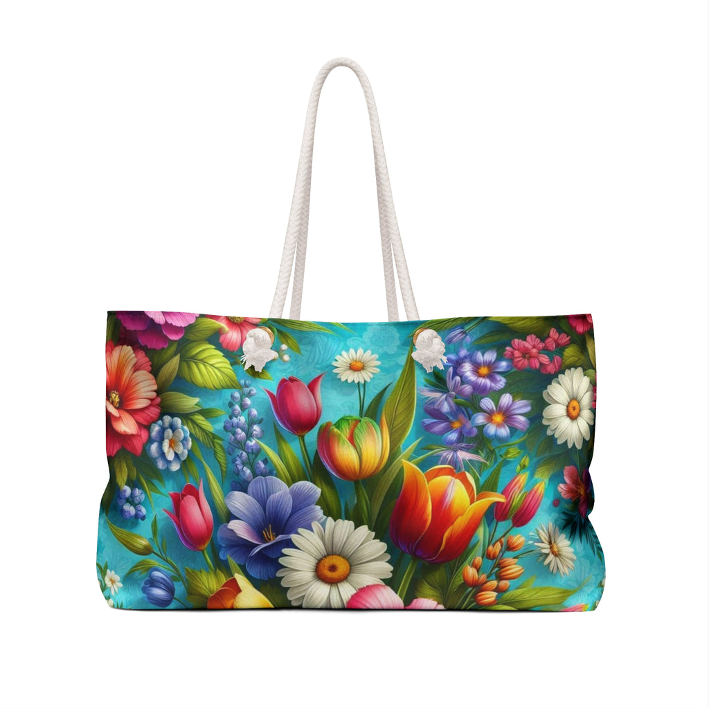 Floral Bouquet Weekender Bag