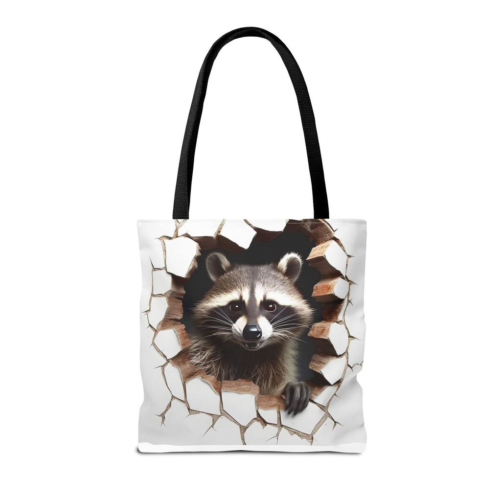 Raccoon Peekaboo Tote Bag