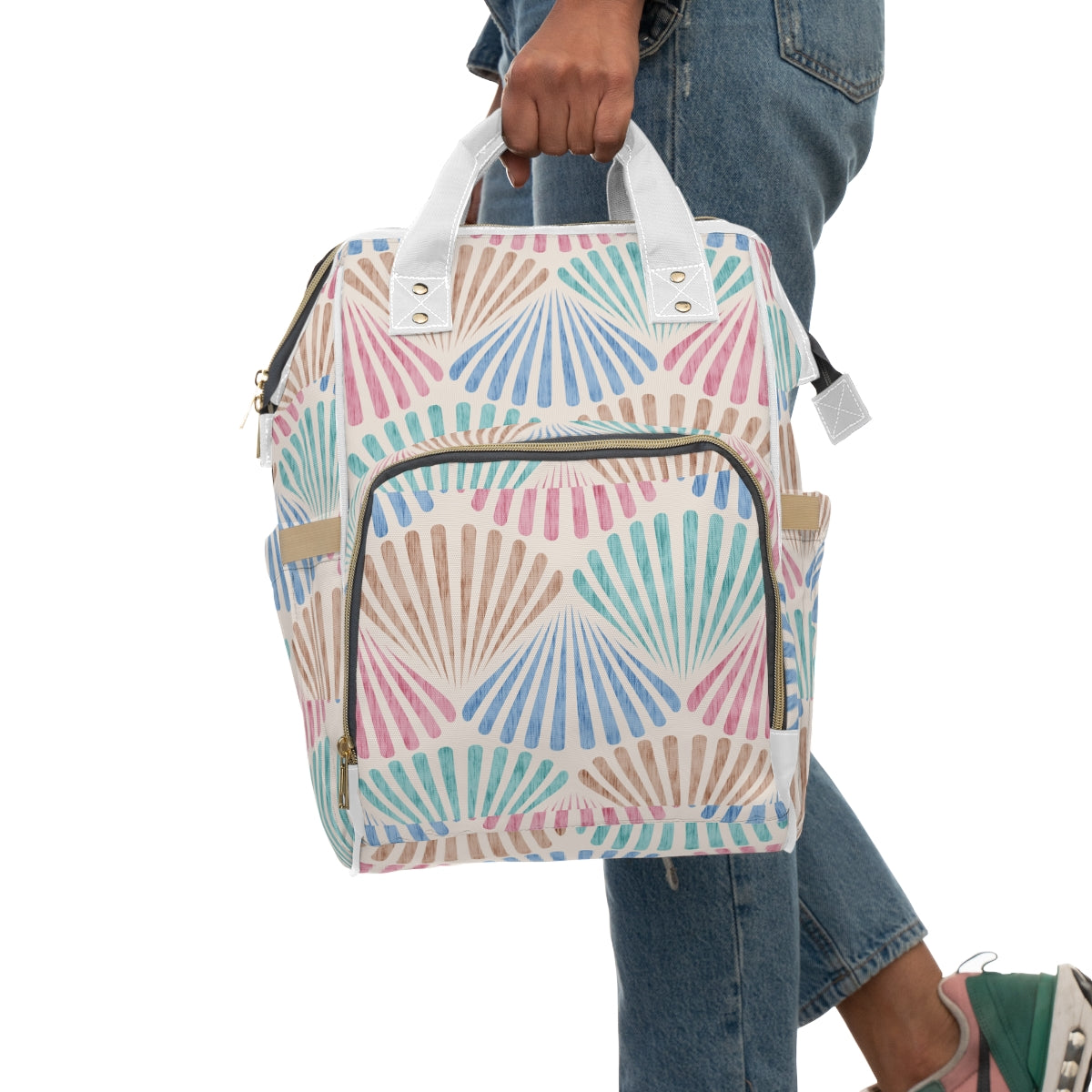 Pastel Shell Diaper Backpack