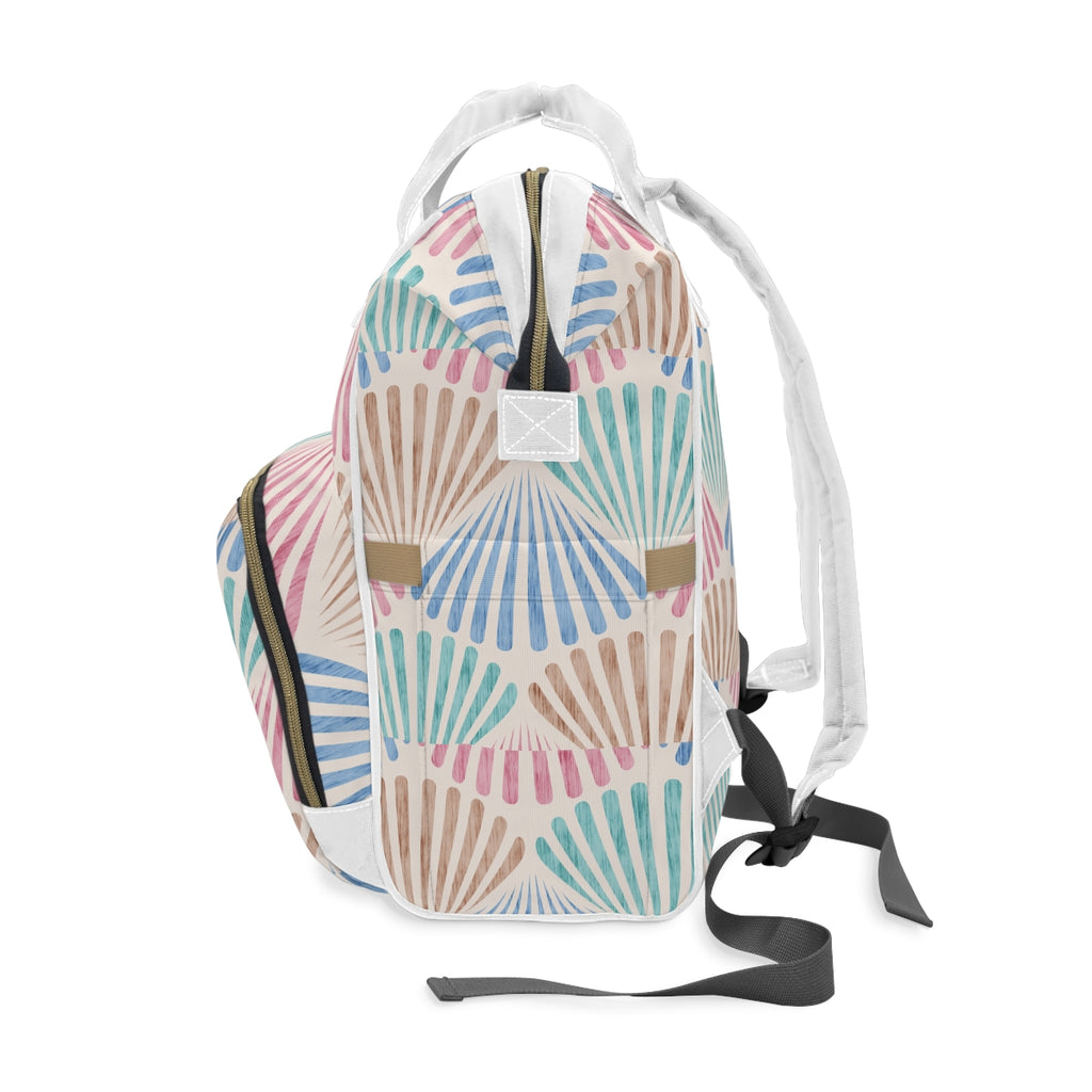 Pastel Shell Diaper Backpack