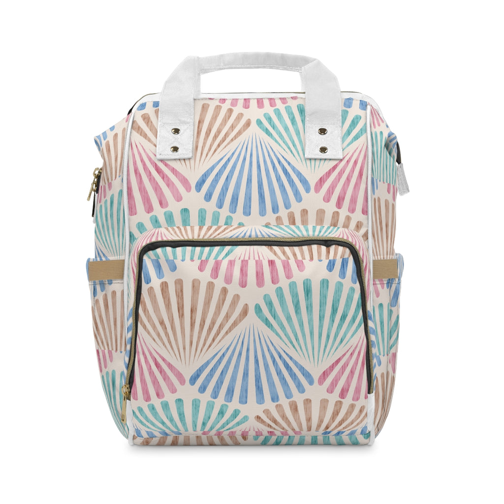 Pastel Shell Diaper Backpack