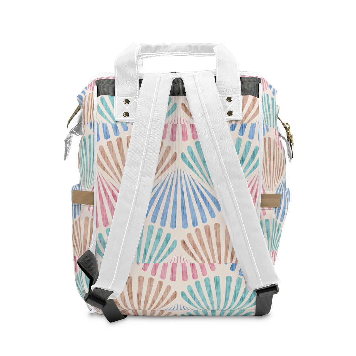Pastel Shell Diaper Backpack
