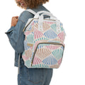 Pastel Shell Diaper Backpack
