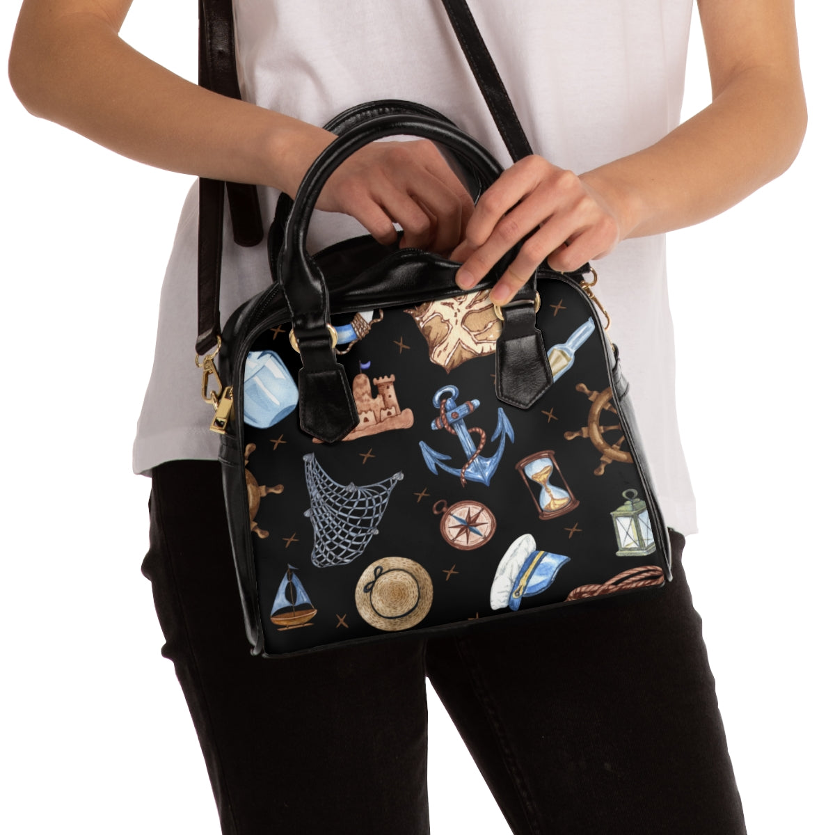 Nautical Shoulder Handbag