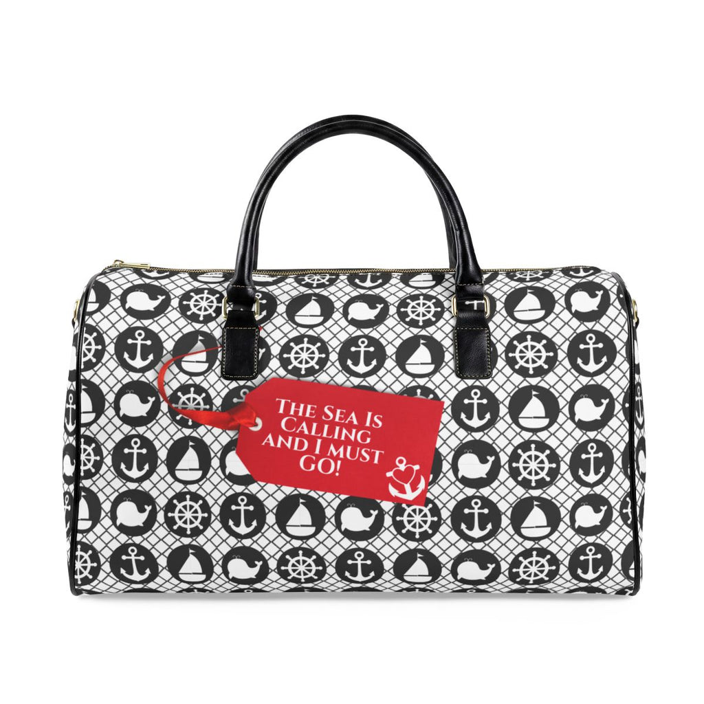 Weekender Duffle (“The Sea Is Calling and I Must Go”)