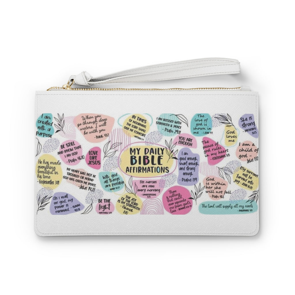 Daily Affirmations Clutch Bag