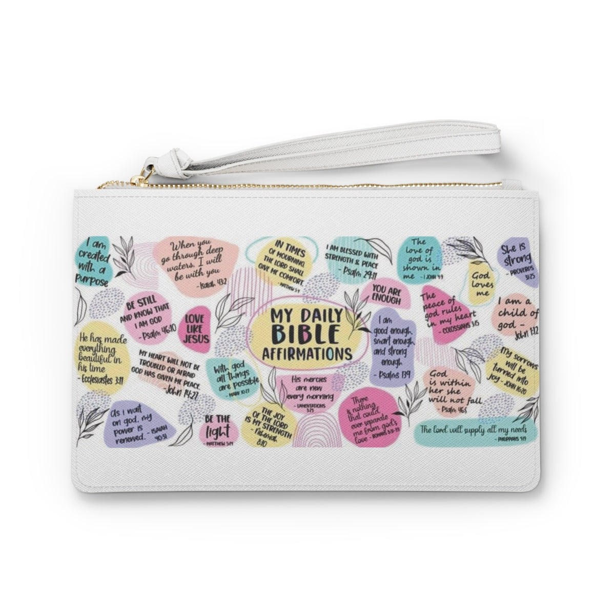 Daily Affirmations Clutch Bag