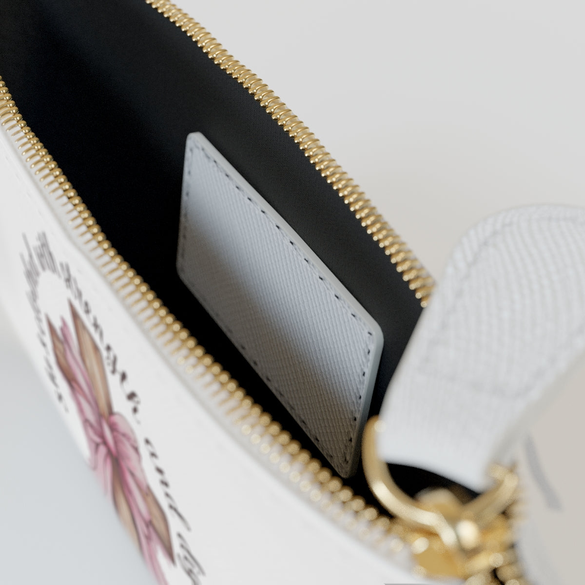 “She Is Clothed” Mini Clutch