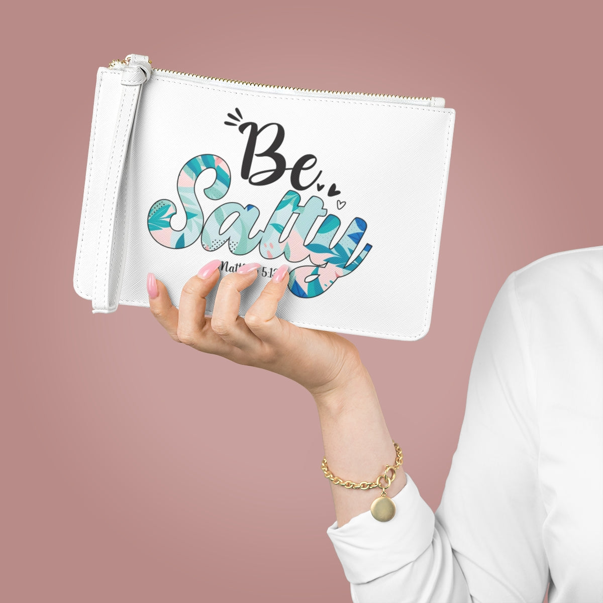 "Be Salty" Clutch Bag
