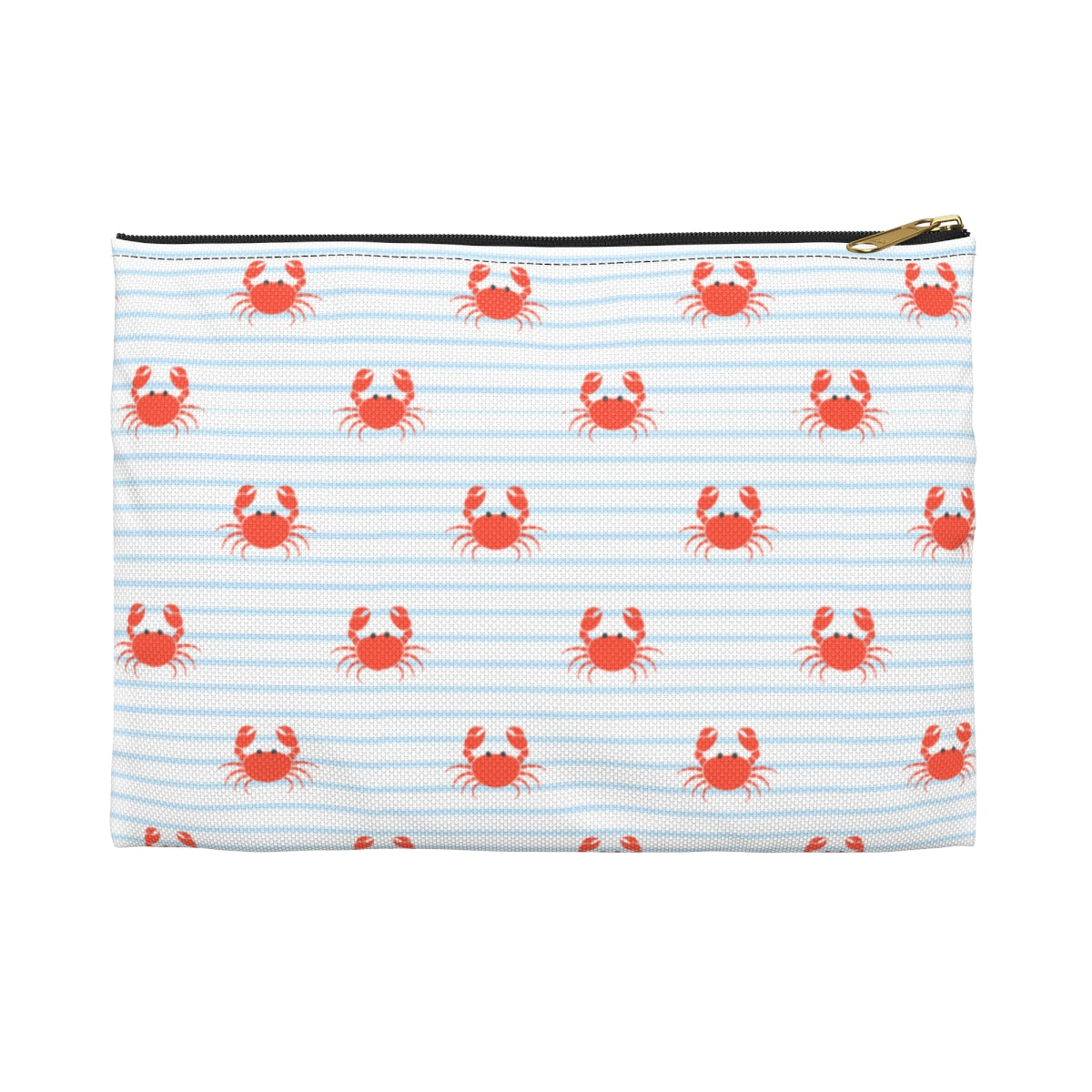 Cute Red Crabs Accessory Pouch
