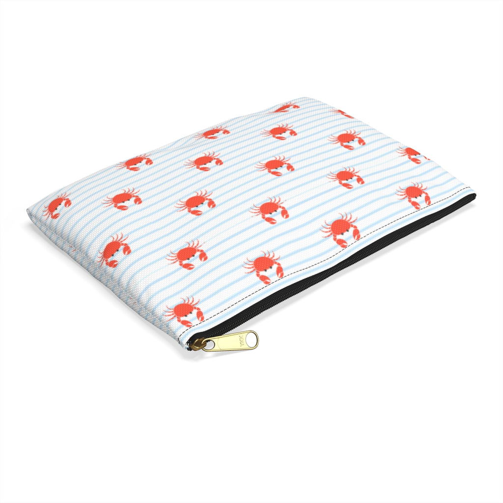 Cute Red Crabs Accessory Pouch