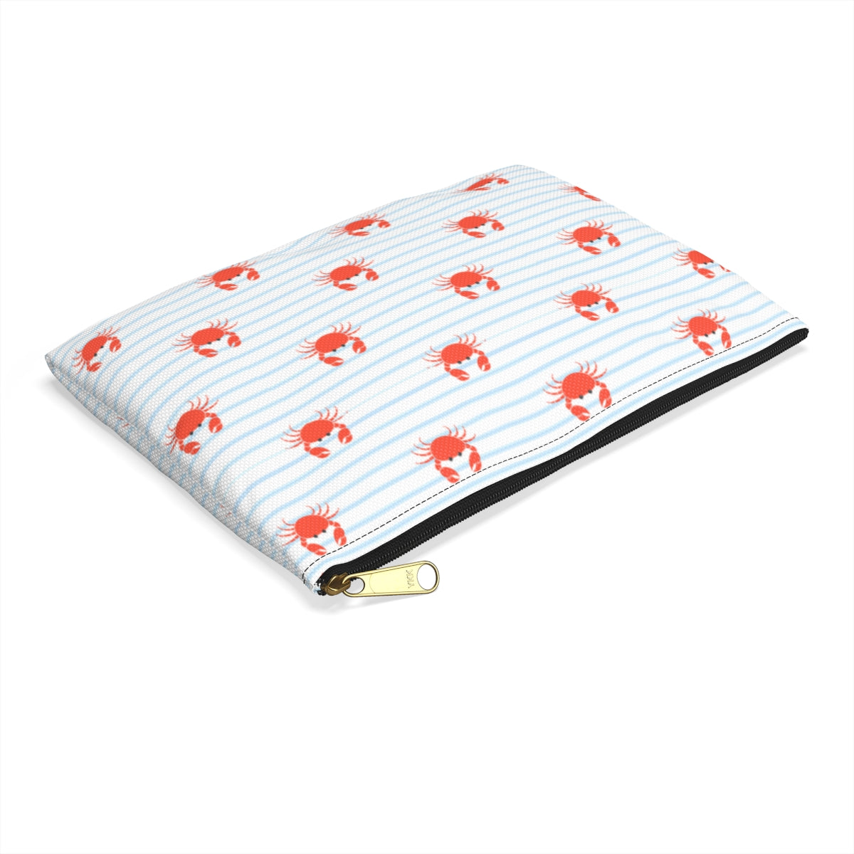 Cute Red Crabs Accessory Pouch