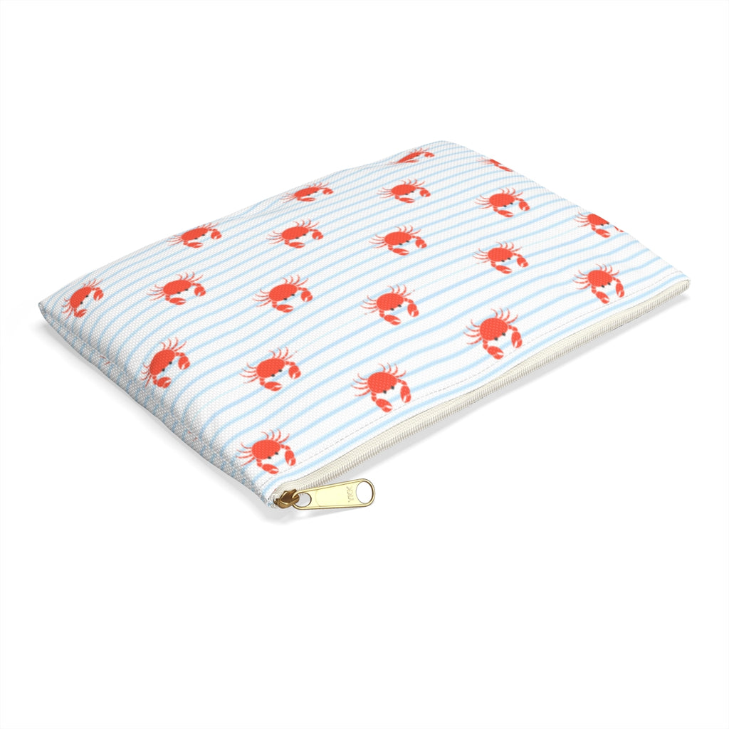 Cute Red Crabs Accessory Pouch