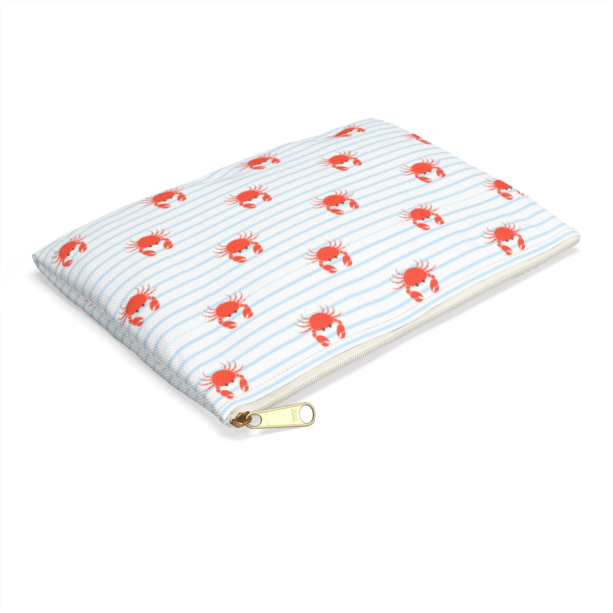 Cute Red Crabs Accessory Pouch