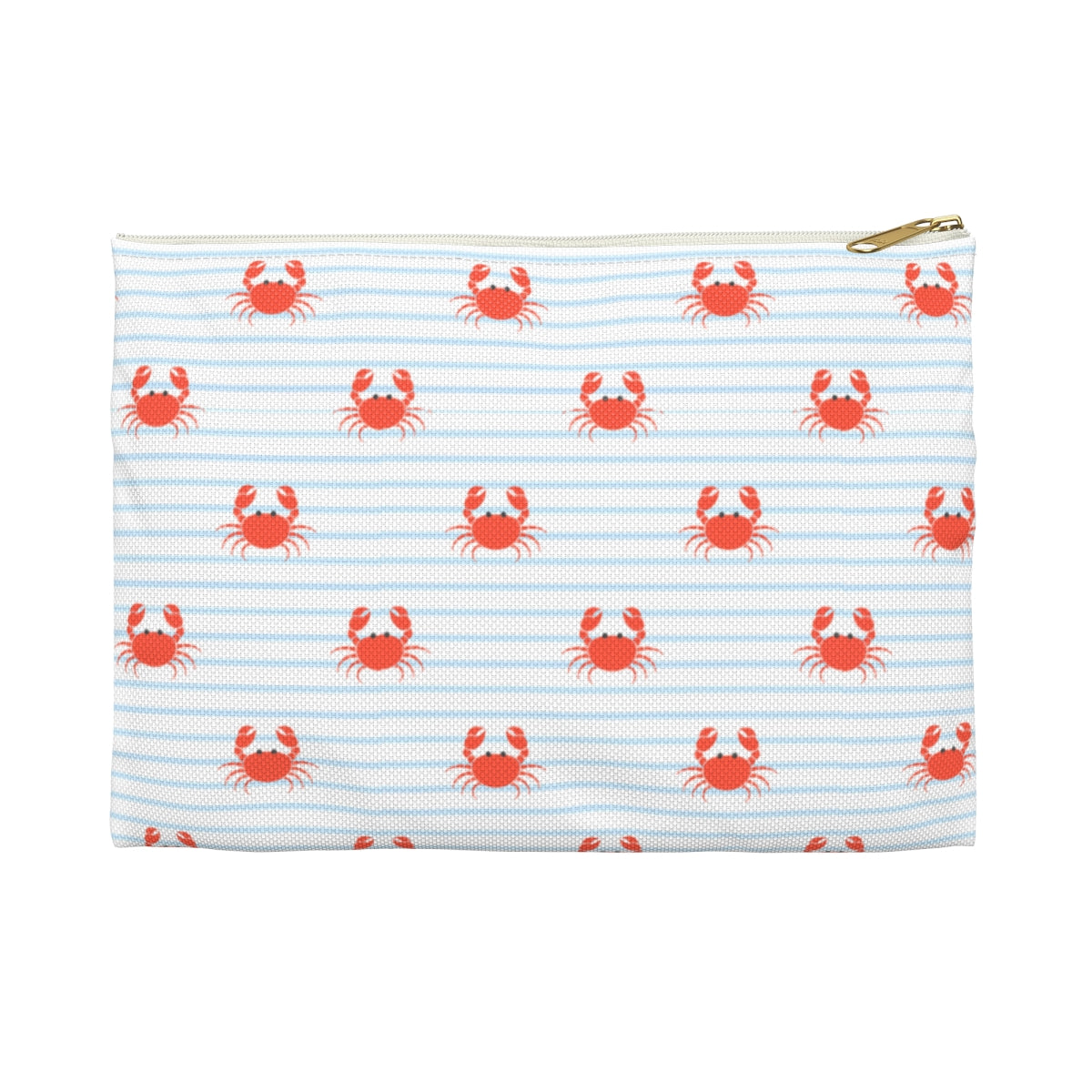 Cute Red Crabs Accessory Pouch