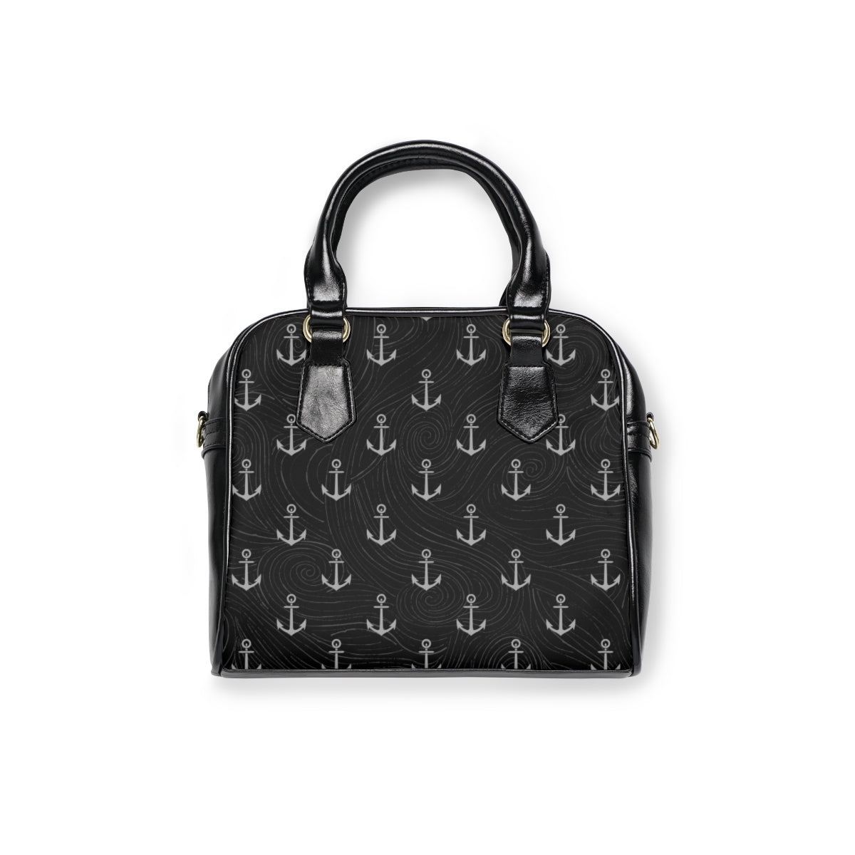 Nautical Black Handbag