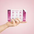 "God Says I Am" Pink Mini Clutch