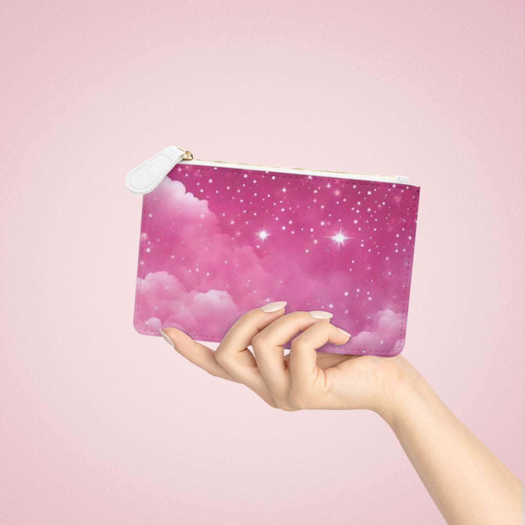 "God Says I Am" Pink Mini Clutch