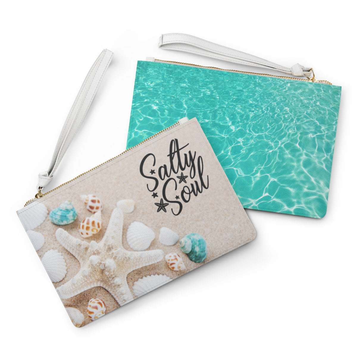 Salty Soul Beach Clutch Bag