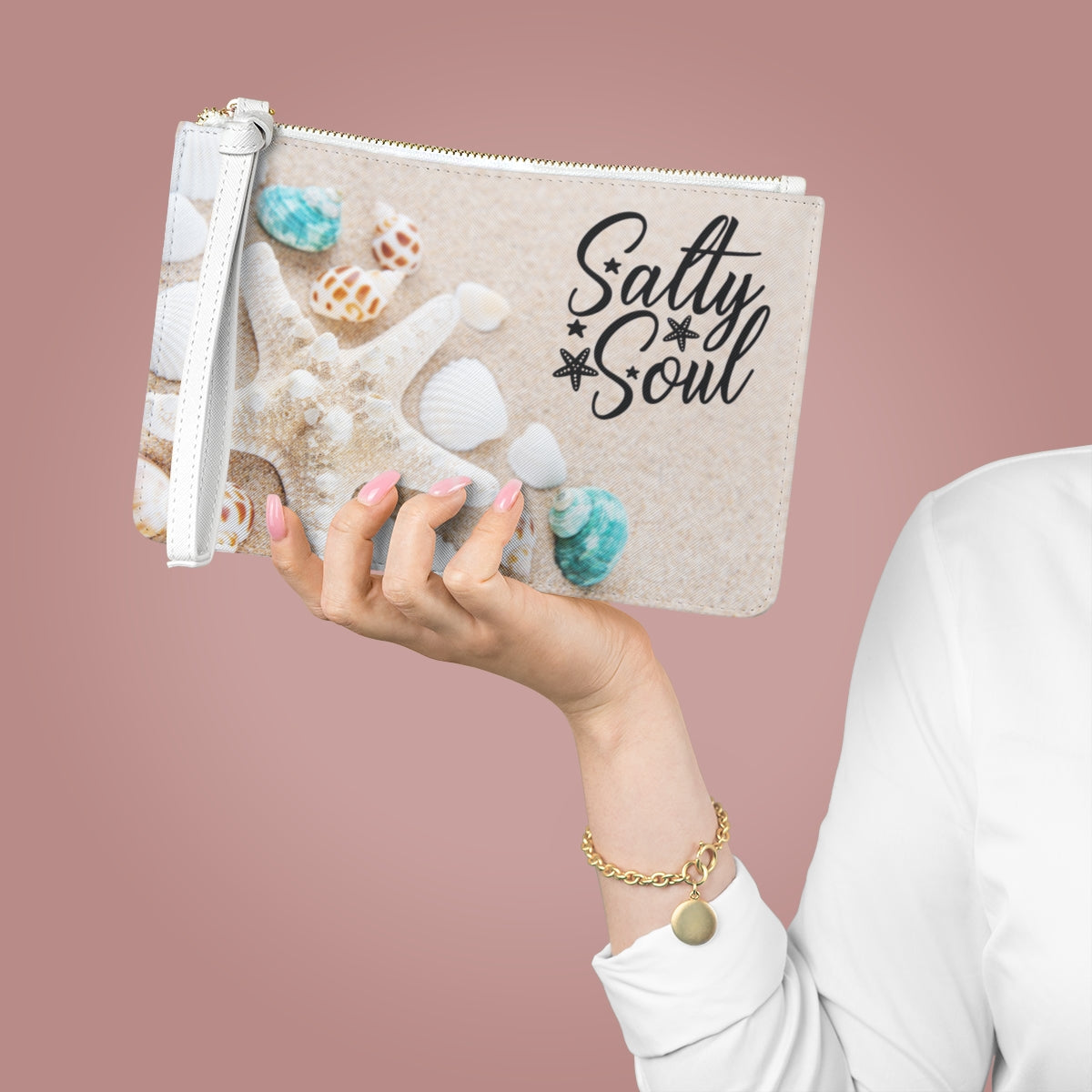 Salty Soul Beach Clutch Bag