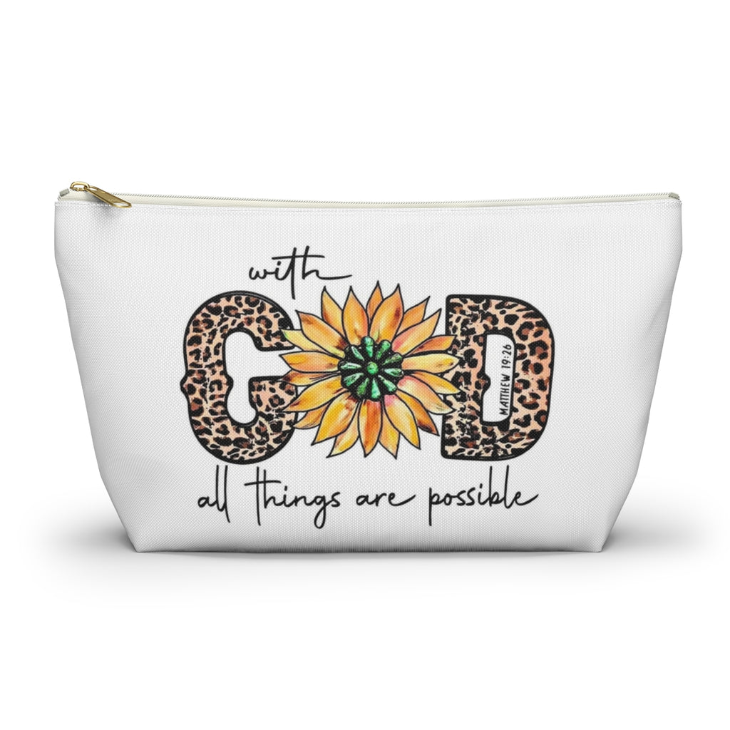 "With God" Accessory Pouch