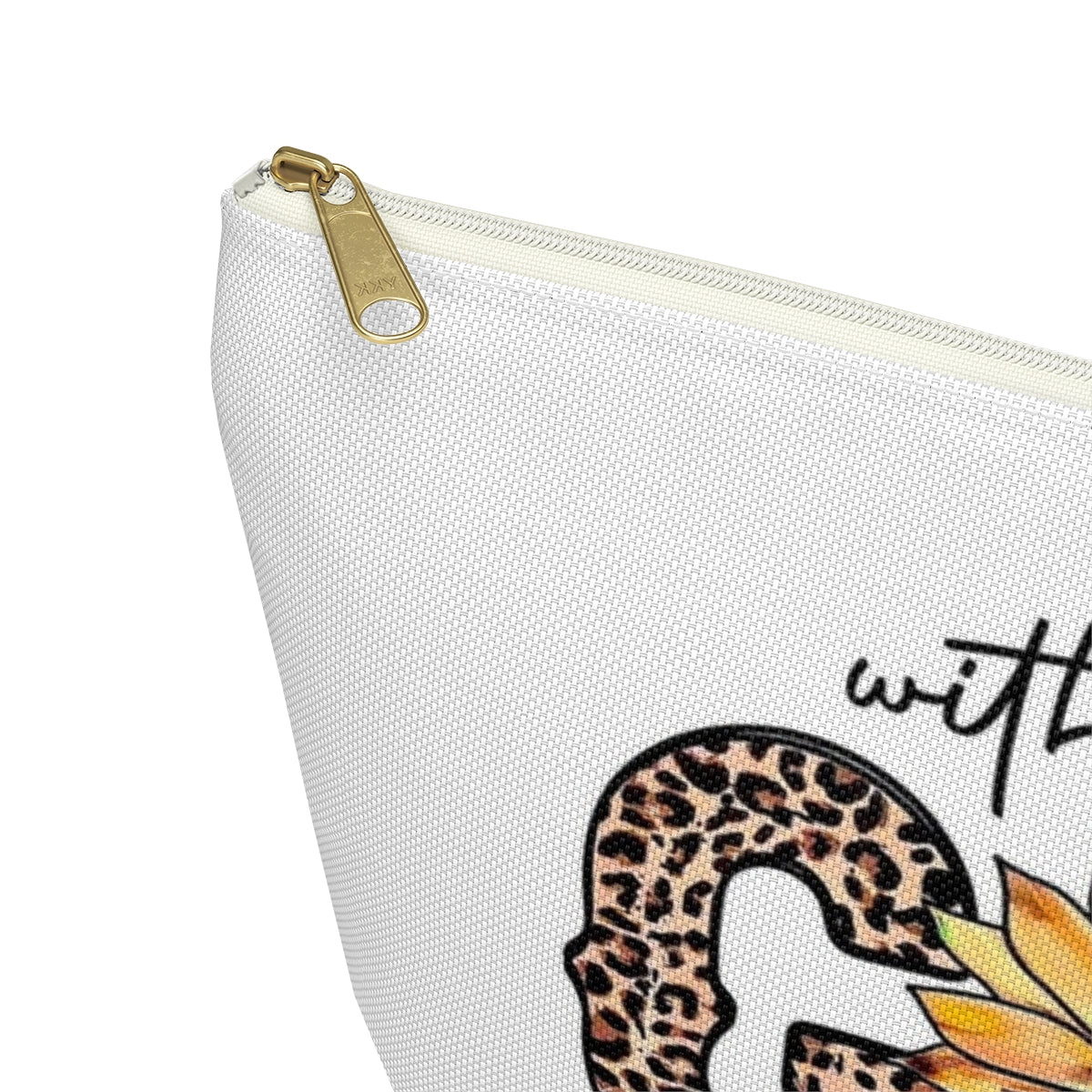 "With God" Accessory Pouch