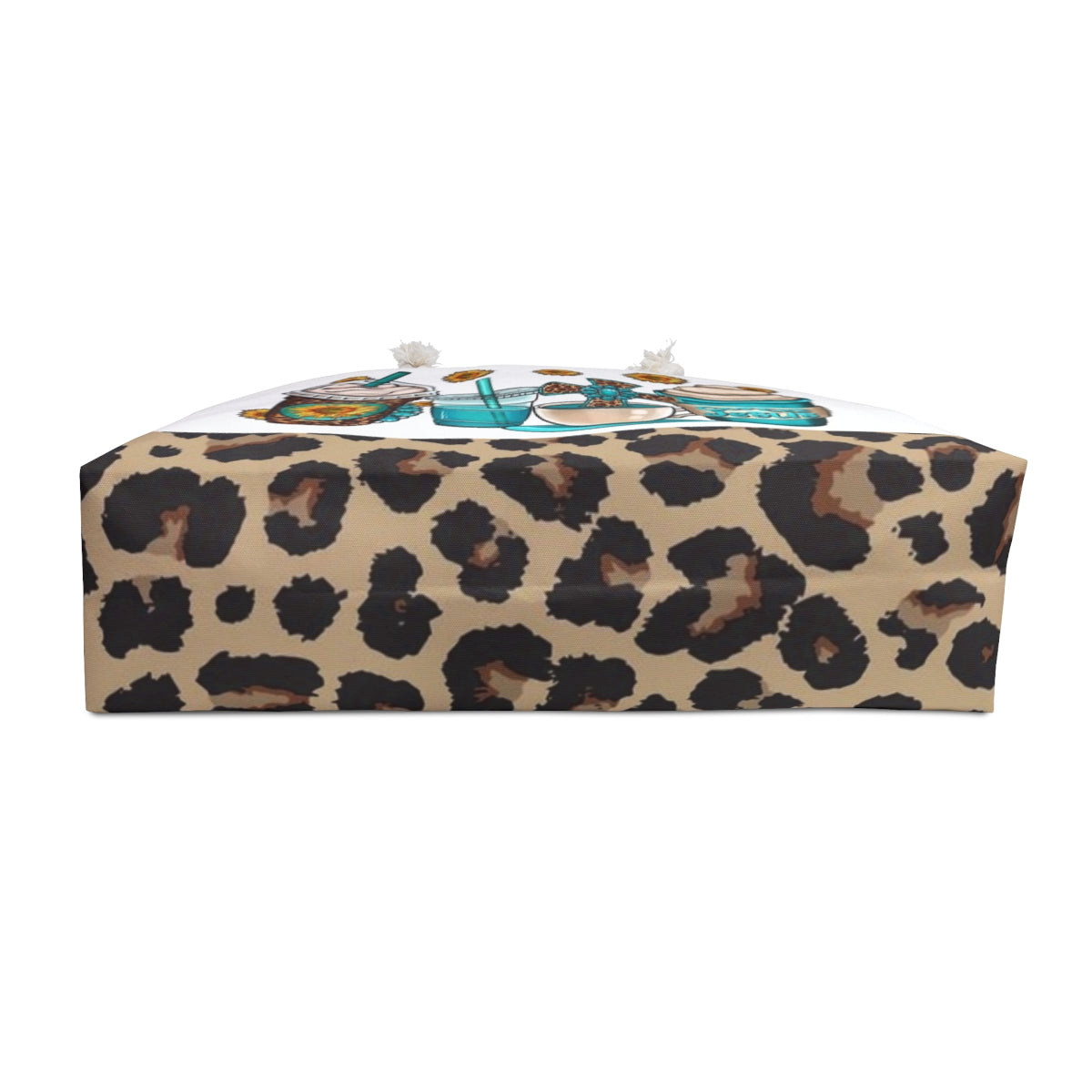 Coffee and Jesus Leopard Print Weekender Bag
