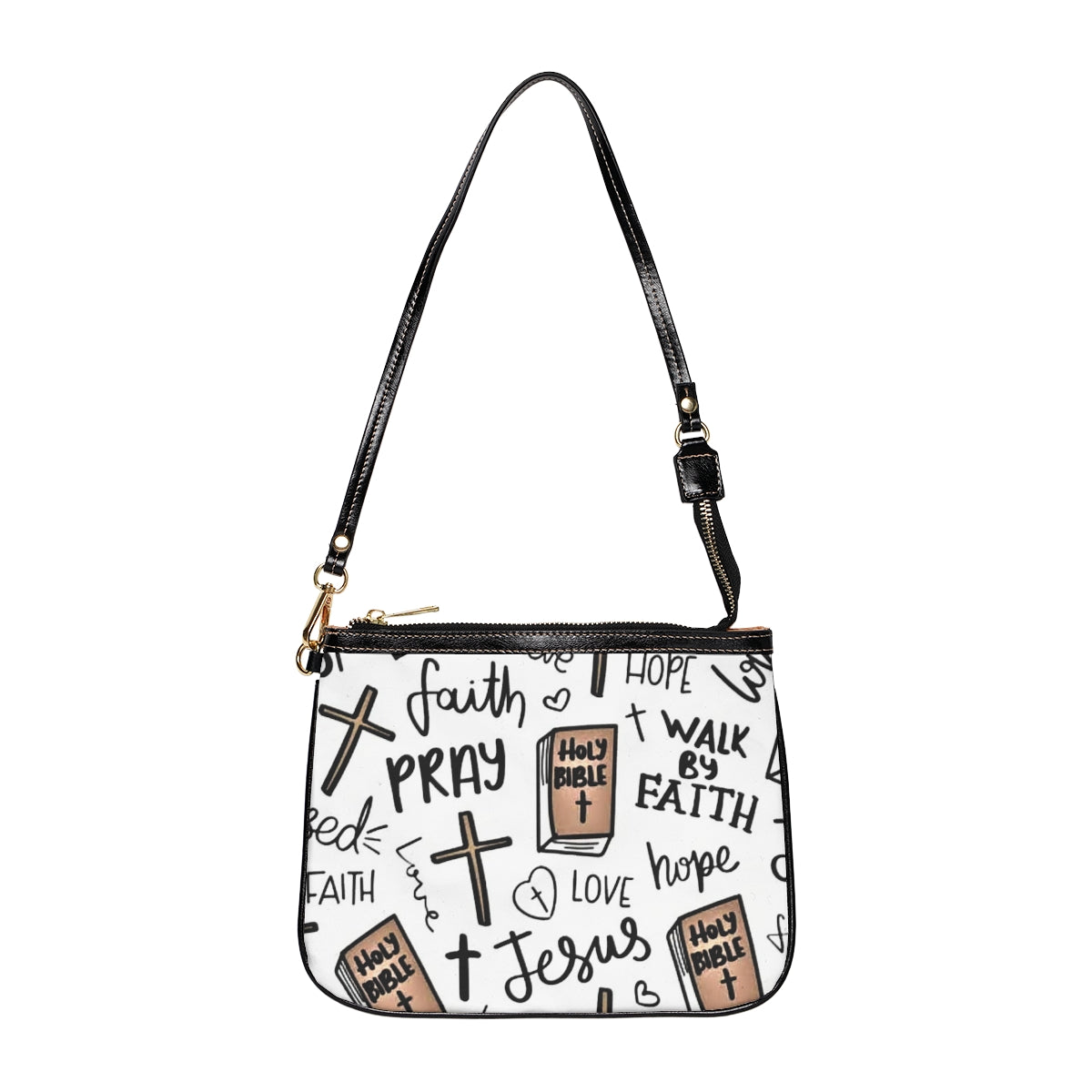 Jesus, Pray & Hope Cross Small Bag