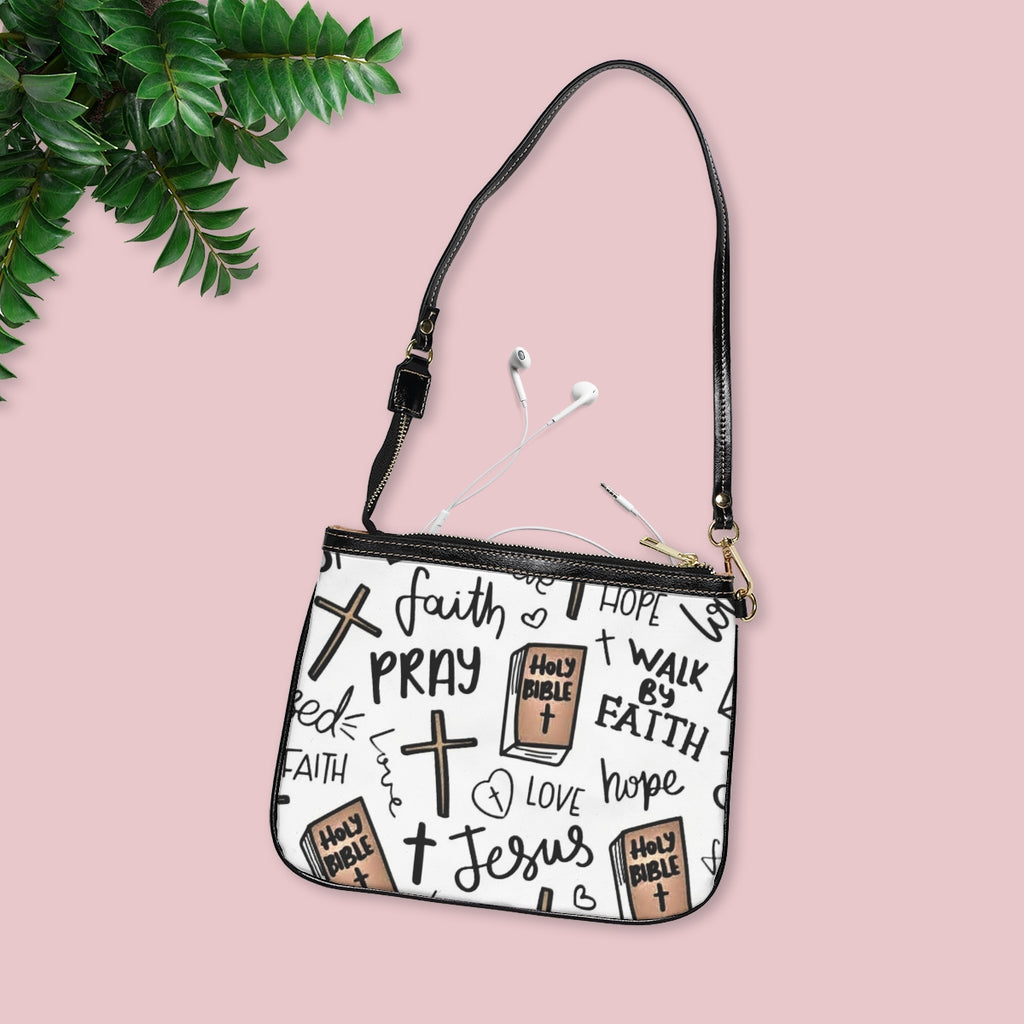 Jesus, Pray & Hope Cross Small Bag